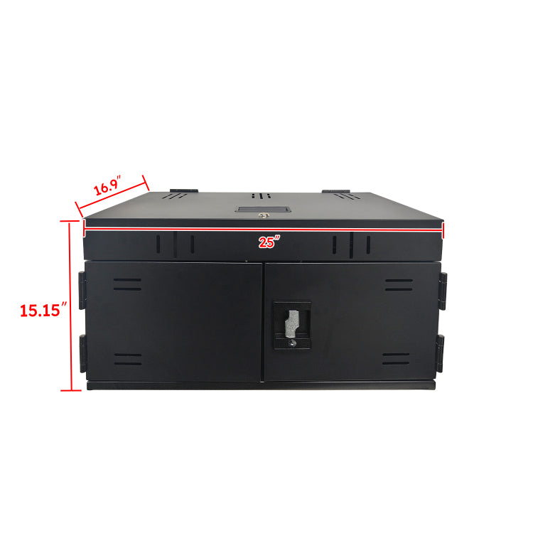 12 Device Charging Station For Laptops And Tablets, Charging Cart Charging Cabinet, Surge Protection For Classroom Or Office, Up To 17.3" Screen