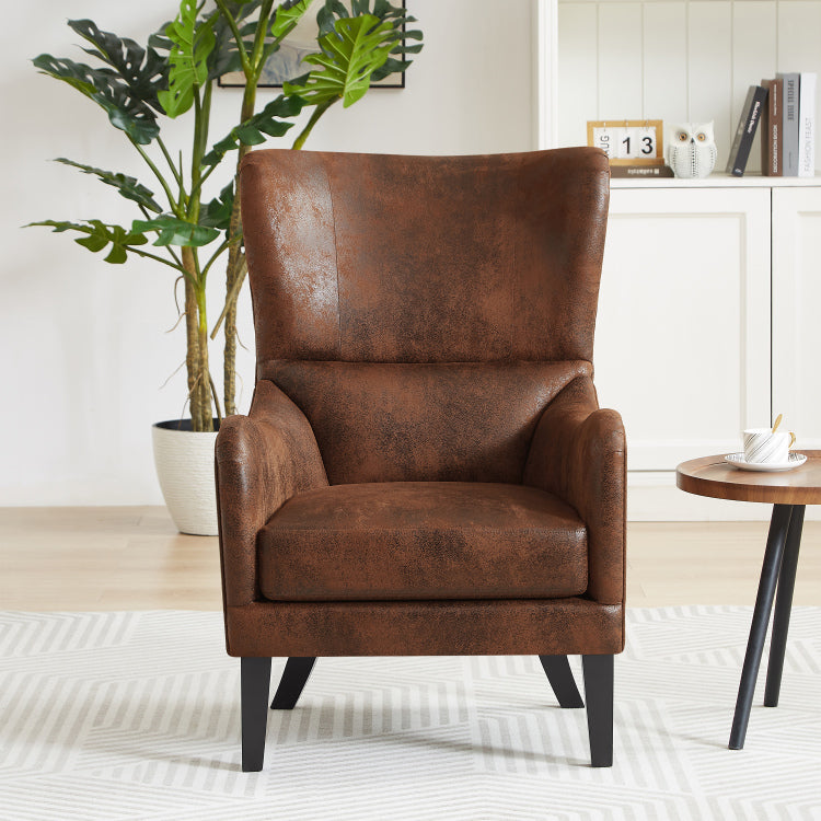 Hi Back Studded Chair,Arm Chair,Living Room, Study And Bedroom