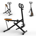Squat Machine For Home, Assist Trainer For Glutes Workout Foldable With Resistance Bands, For Botty Glutes Butt Thighs, Ab Back Leg Press Hip Thrust For Home Gym Fitness Black