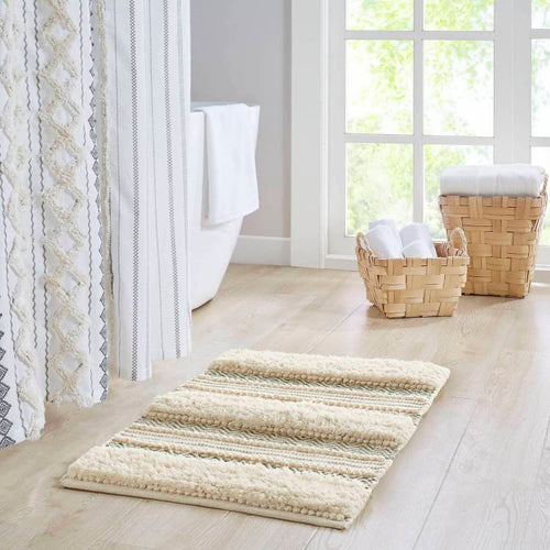 1 Piece 20X32" Bath Rug,Sage Green