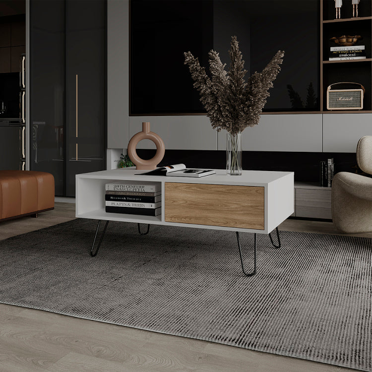 Taylor Coffee Table , Living Room, White Ligth Pine