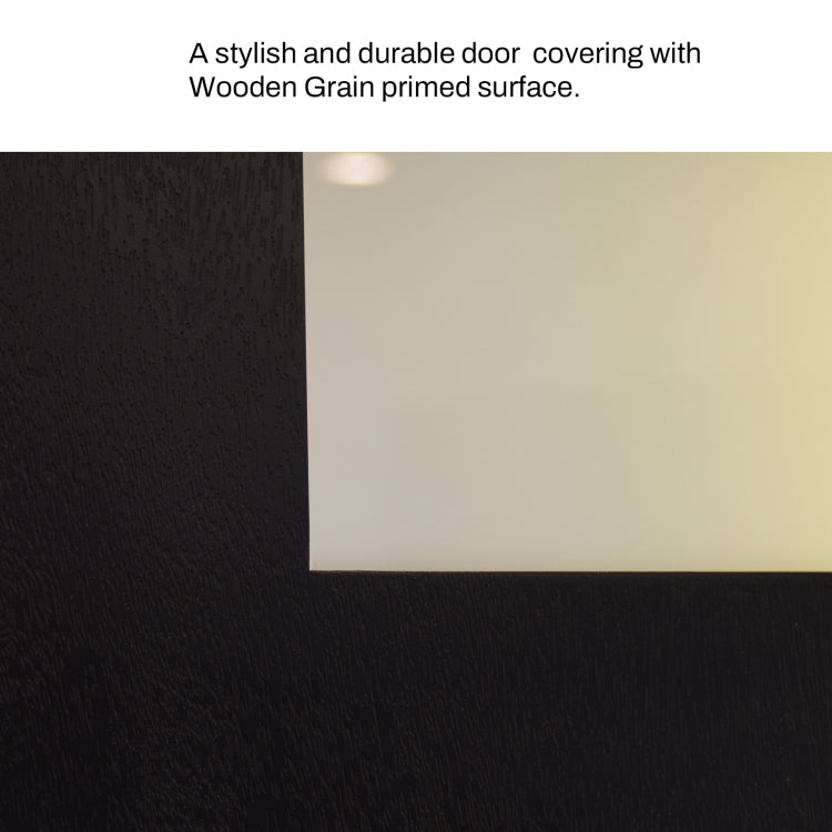 36 X 80 Fiberglass Entry Door With Brickmould, Frosted Glass Contemporary Style For Home'S Front Entrance, Right Hand Inswing, Black Finished Knock Down Fiberglass Door With 4 9 16 White Vinyl Frame