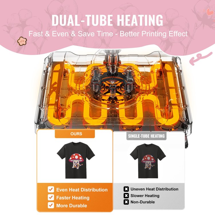 8 In 1 Heat Press Machine 15X15 In 30Oz Tumbler Press T Shirts Black