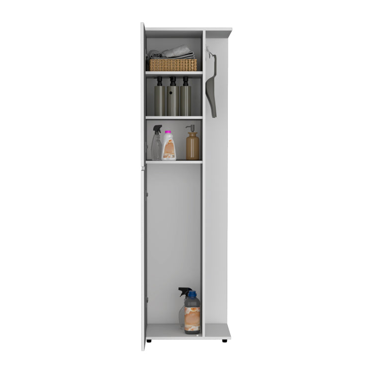 Austin Storage Broom Closet White