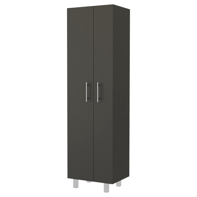 Norway Broom Closet Pantry, Five Shelves, Double Door Cabinet