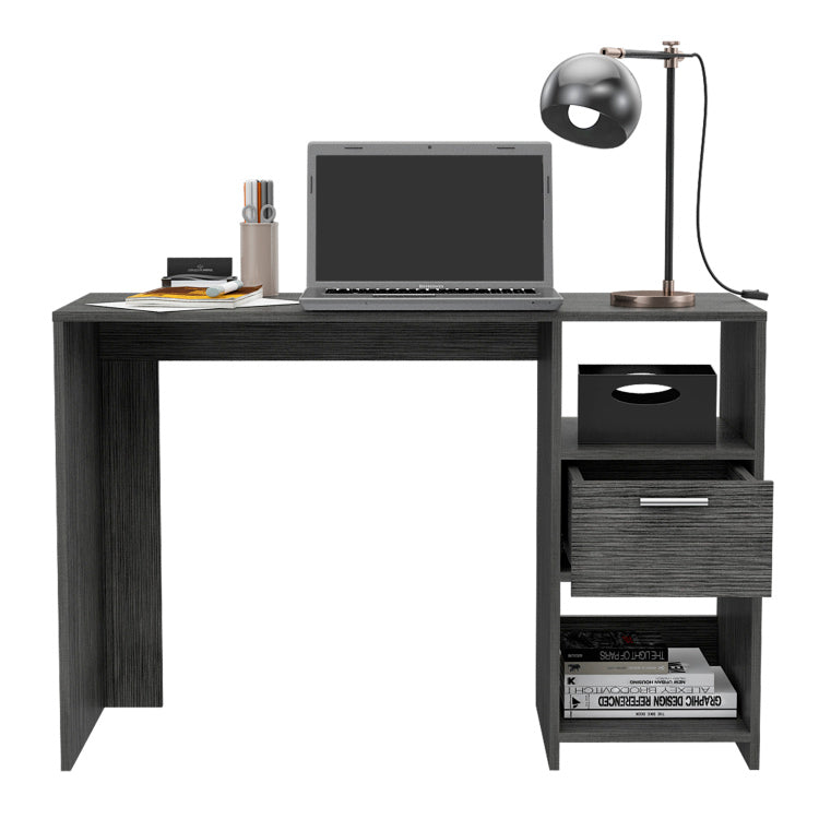Arlington Writing Computer Desk, One Drawer, Two Shelves
