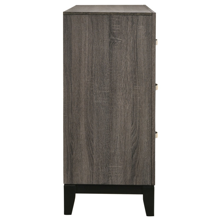 Cabrillo Grey Oak 6 Drawer Dresser