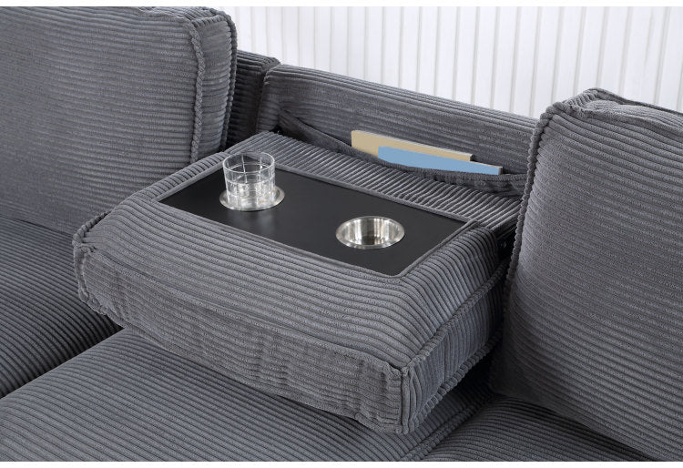 Territory Light Grey Pull Out Sofa Bed