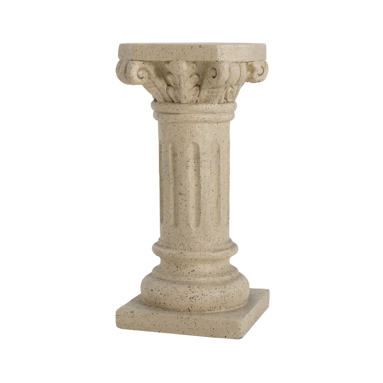 Pedestal Column Plant Stand, 26.25 Inch, Indoor And Outdoor