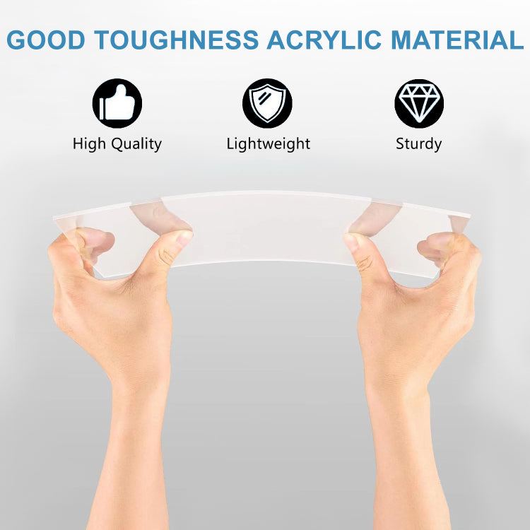 36 In. X 36 In. X 1 8 In. Clear Acrylic Sheet Plexiglass Durable, Uv Stabilized & Waterproof Multipurpose Diy & Protection Panel