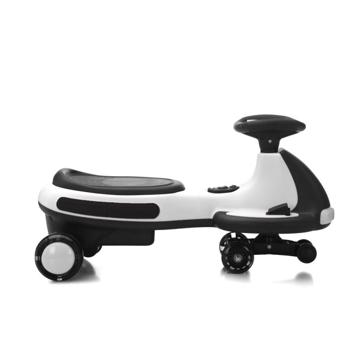 Kids Electric Ride On Car 12V Electric Wiggle Car , Led Lights , Music,Anti Rollover For Boys And Girls Ages 3 Indoor Outdoor