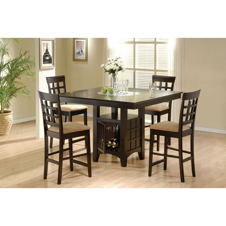Tolland Cappuccino And Tan 5 Piece Dining Set