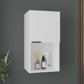 Kaser Medicine Cabinet With Mirror And Shelves, With Vertical Or Horizontal Position Option, Modern Bathroom Storage Solution,White