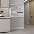 Wall Shelf 30" H, 3 Shelves, White