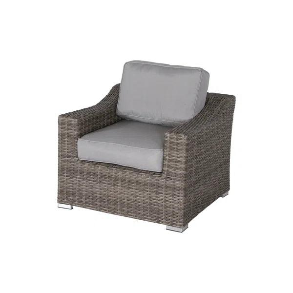 8 Person Outdoor Seating Group With Cushions Pre Assembled Sofa