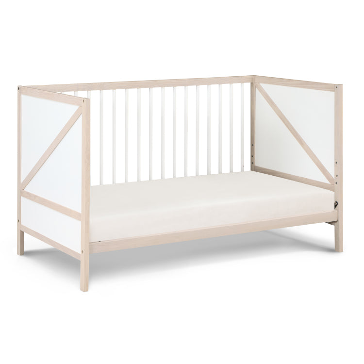 Pixie Zen 3 In 1 Crib In Washed Natural White
