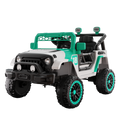 12V Ride On Car With Parent Remote Control, Toddler Electric Car With Spring Suspension, Led Lights & Music Player Safe Battery Toy For Kids, Christmas & Birthday Gift Wight Green