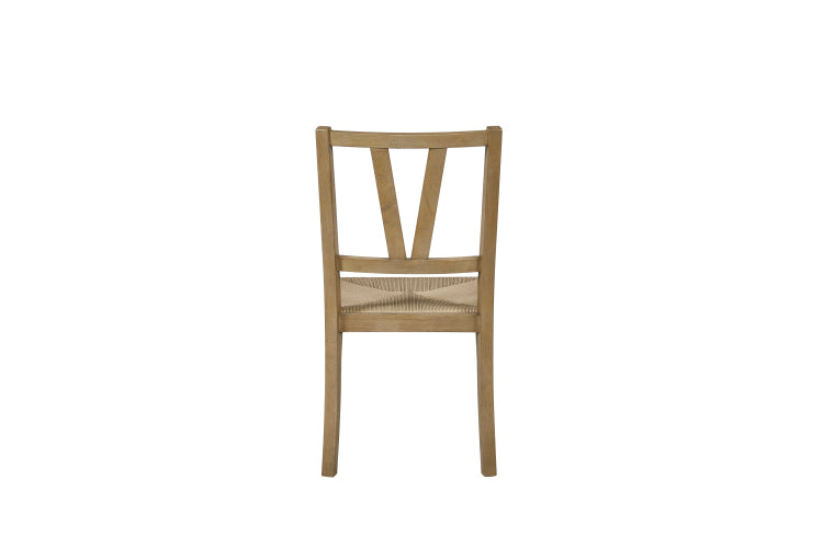 Slat Back Chair Cashew Set Of 2