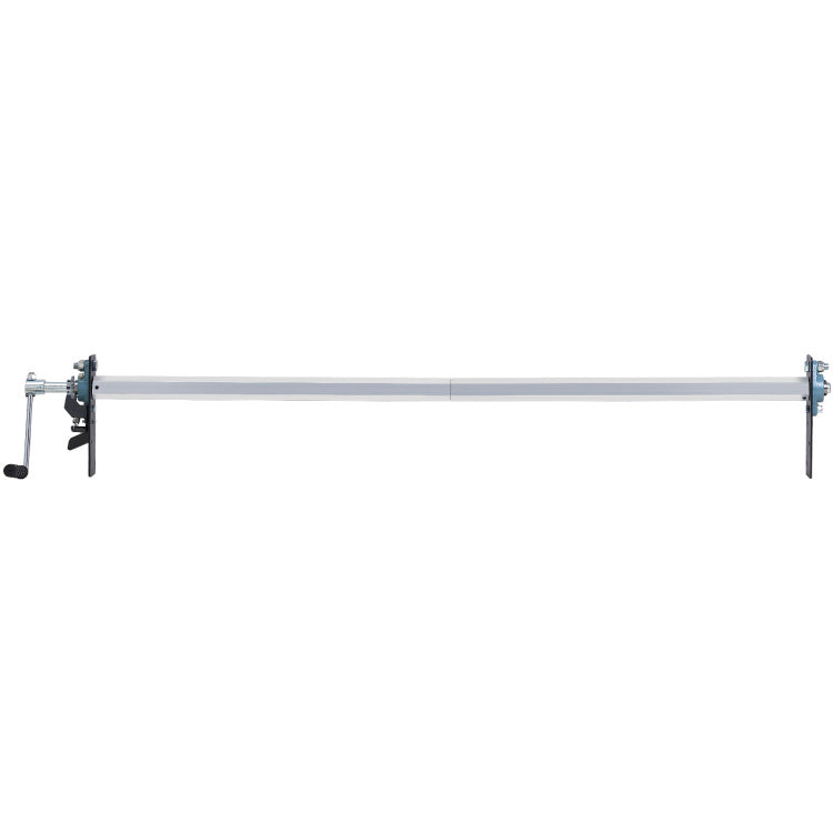 Hand Crank Tarp Roller Kit, 64" To 104" Wide, Aluminum Alloy, Manual Cab Level Dump Truck Tarp Roller With 7" Sponge Wrapped Handle, Perfect For Dump Trucks, Trailers, Trash Haulers No Tarp