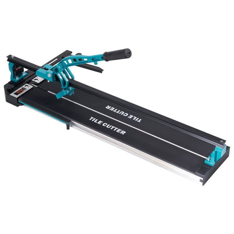 Manual Tile Cutter, 48 Inch, Porcelain Ceramic Tile Cutter With Tungsten Carbide Cutting Wheel, Infrared Positioning, Anti Skid Feet, Durable Rails For Professional Installers Or Beginners