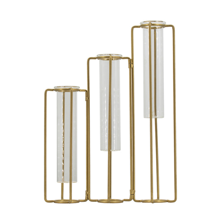 8.5X2.8X15.3 Oversized Pedestal Beaker Vase