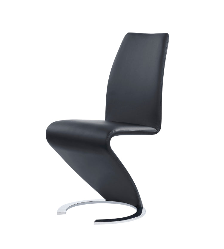 Marcus Horseshoe Black Dining Chairs Kit Of 2
