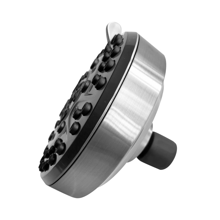 High Pressure Rain Shower Head With 10 Spray Modes, 4.7 Inch Fixed Bathroom Rainfall Showerhead With Adjustable Swivel Ball Joint, Bathroom Accessories
