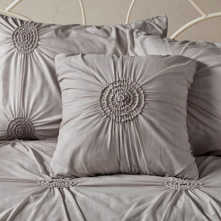 6 Piece Reversible Daybed Cover Set Dark Gray Daybed