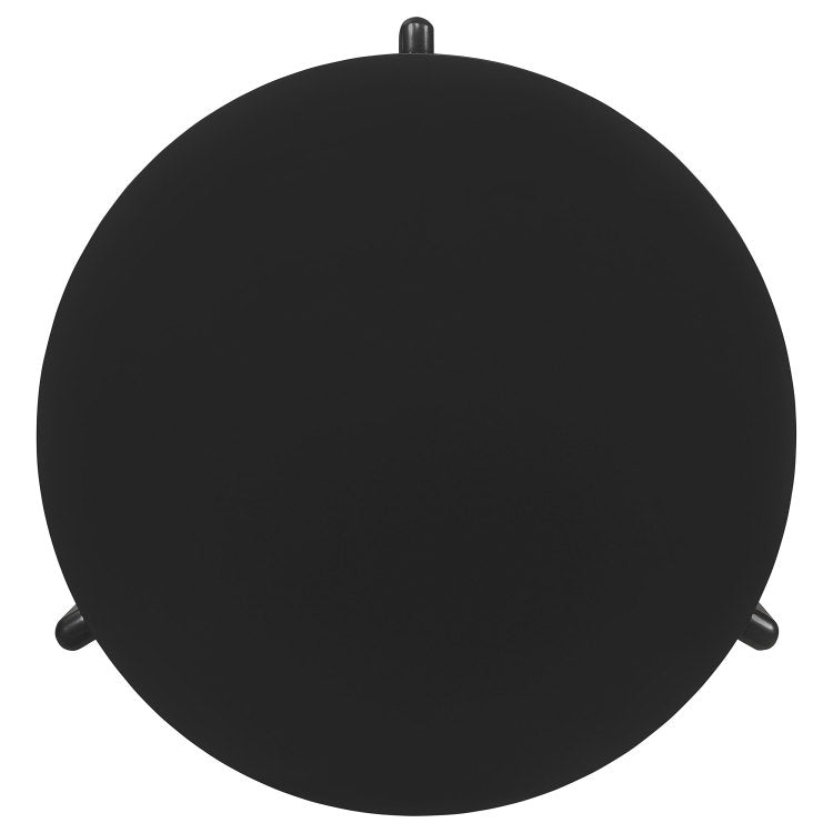 Harrison Black Round Solid Wood Coffee Table