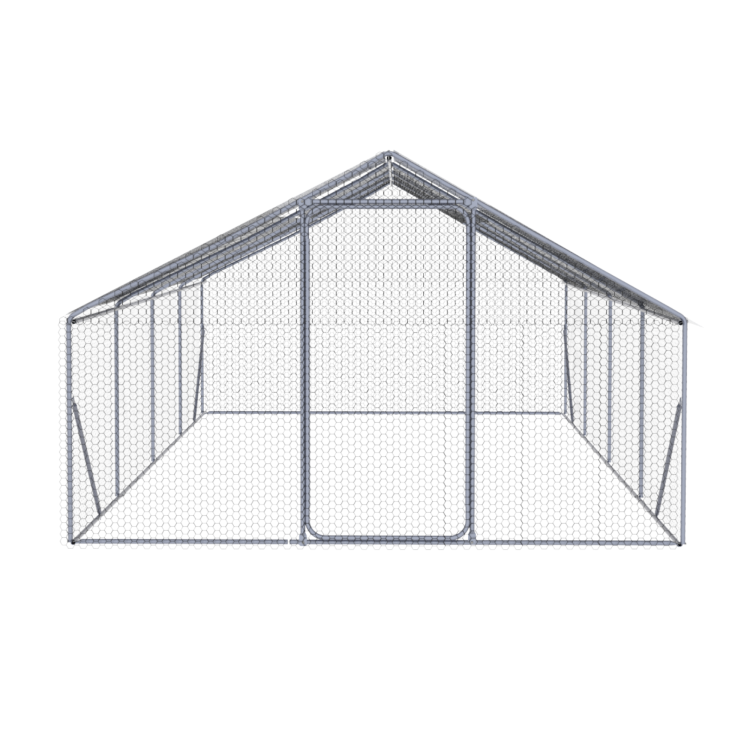 Xpt036 118.11*314.96*78.64 Inch Outdoor Chicken Coop Metal Big Space 26*10*6Ft