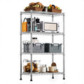 1000 Lbs Storage Shelving 4 Tier Utility Shelving Unit Steel Organizer Wire Rack For Home,Kitchen,Office,Chrome 13.7" D X 23.6" W X 53.4" H