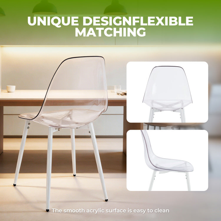 Pet Chair 4Pcs White