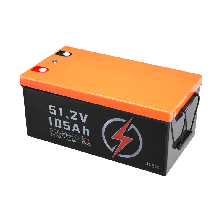 48V 105Ah Golf Cart Lithium Battery 20A Charger Lcd Monitor & 4000 Cycle