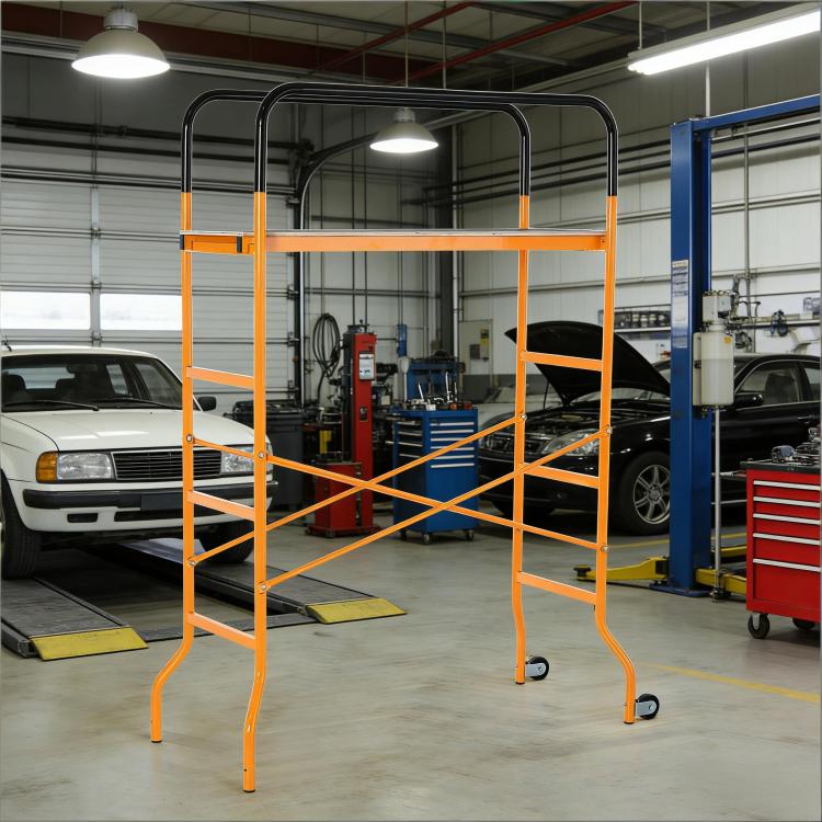 4 Step Steel Scaffold With Wheels