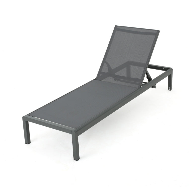Cape Coral Kd Chaise Lounge Gry Mp2 Set Of 2