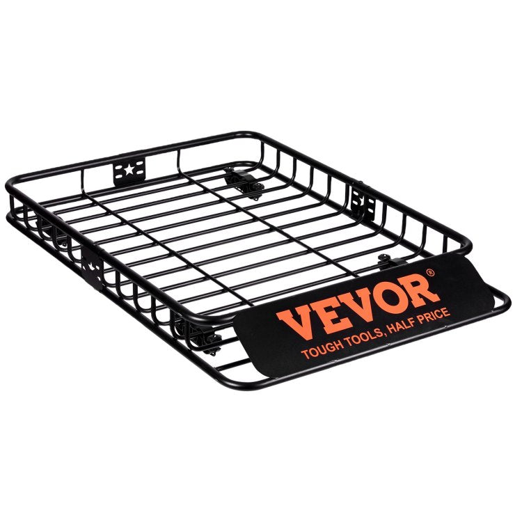 Roof Rack Cargo Basket 200 Lbs Capacity 46"X36"X4.5" For Suv Truck Cars
