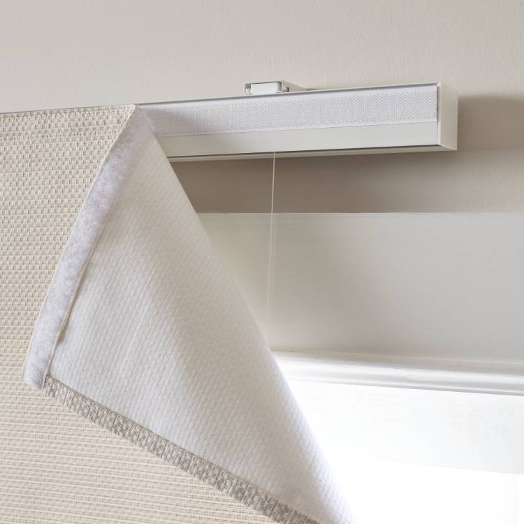 1Pc 23X64" Cordless Roman Blind Fabric