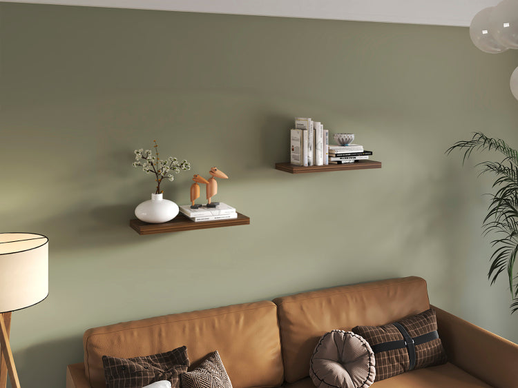 Ecco 31.5" Wide Floating Shelves Set Of 2, Shelves For Wall Decor For Bedroom, Bathroom Storage Shelves, Book Shelves For Living Room