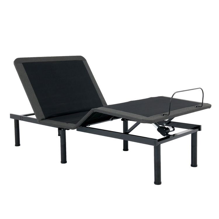 Twin Xl Size Quick Assembly Adjustable Bed Frame With Voice Activated Controls