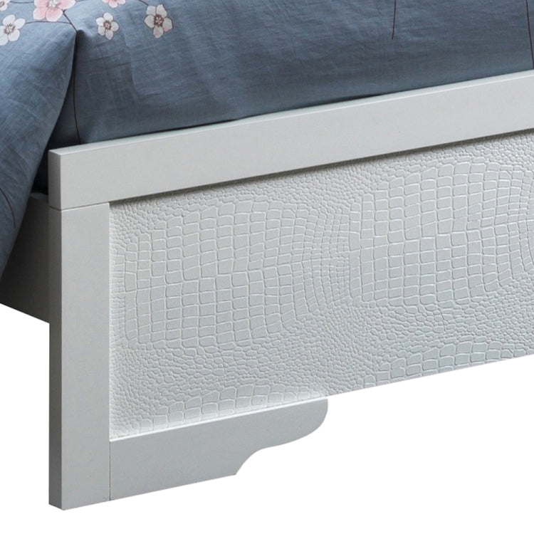 Elegant Silver Champagne Queen Bed