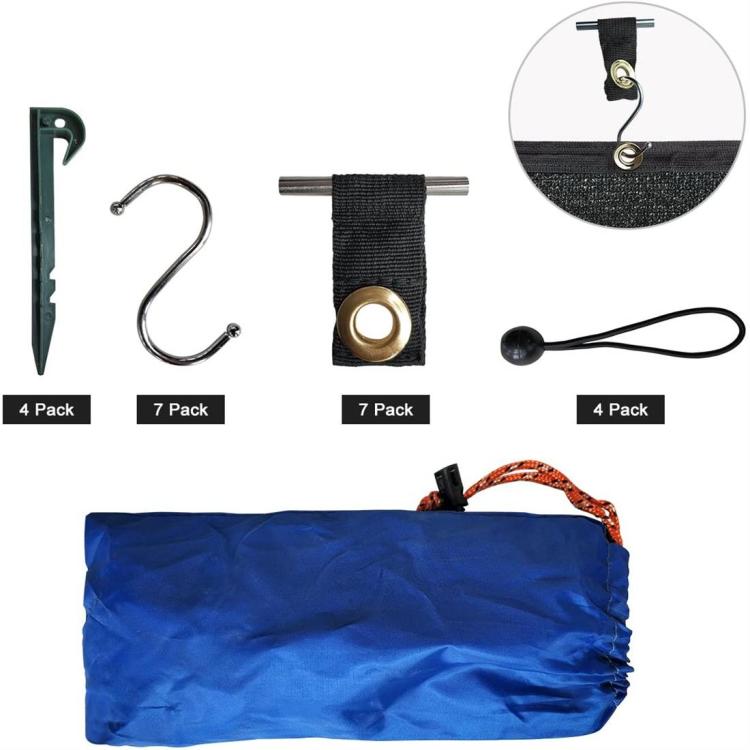 Origin Rv Awning Privacy Side Sunblock Shade Drop, Black