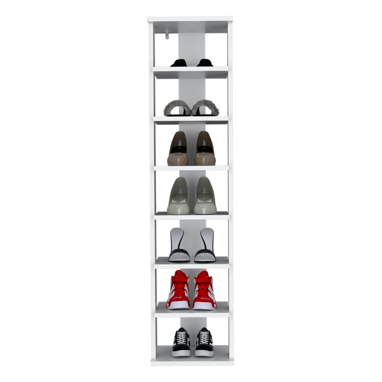 Banks Shoe Rack Organizer, Badroom, White