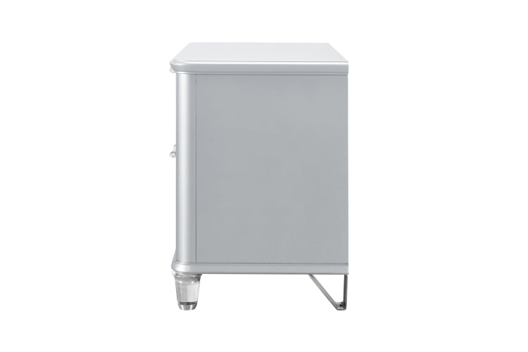 Laura Silver Nightstand