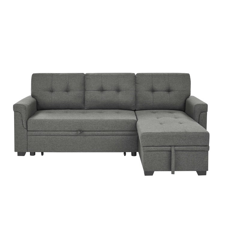 86'' Upholstered Pull Out Sofa Bed