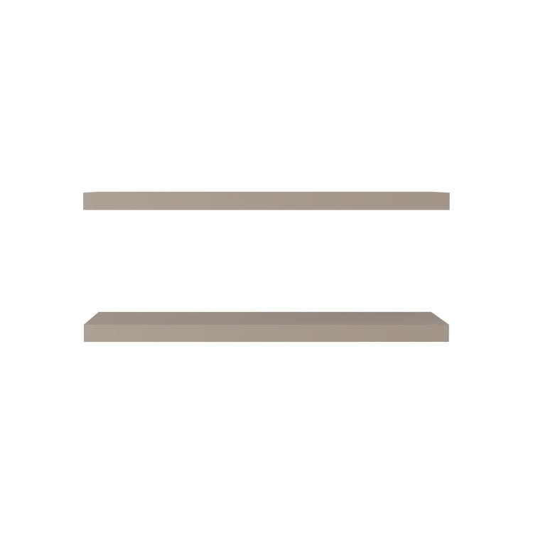 Ecco 31.5" Wide Floating Shelves Set Of 2, Shelves For Wall Decor For Bedroom, Bathroom Storage Shelves, Book Shelves For Living Room