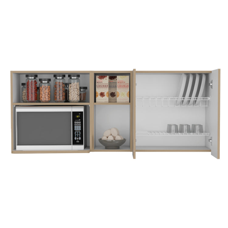 Nucla Wall Cabinet, Kitchen, White Light Oak