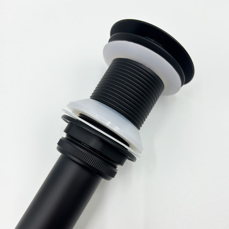 Bathroom Sink Drain Without Overflow, Vessel Sink Lavatory Vanity Pop Up Drain Stopper, 304 Stainless Steel