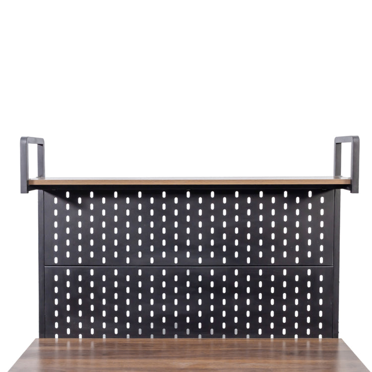 Kitchen Bakers Rack With Door, Microwave Oven Stand, Utility Storage Shelf, Durable Kitchen Organizer For Small Spaces