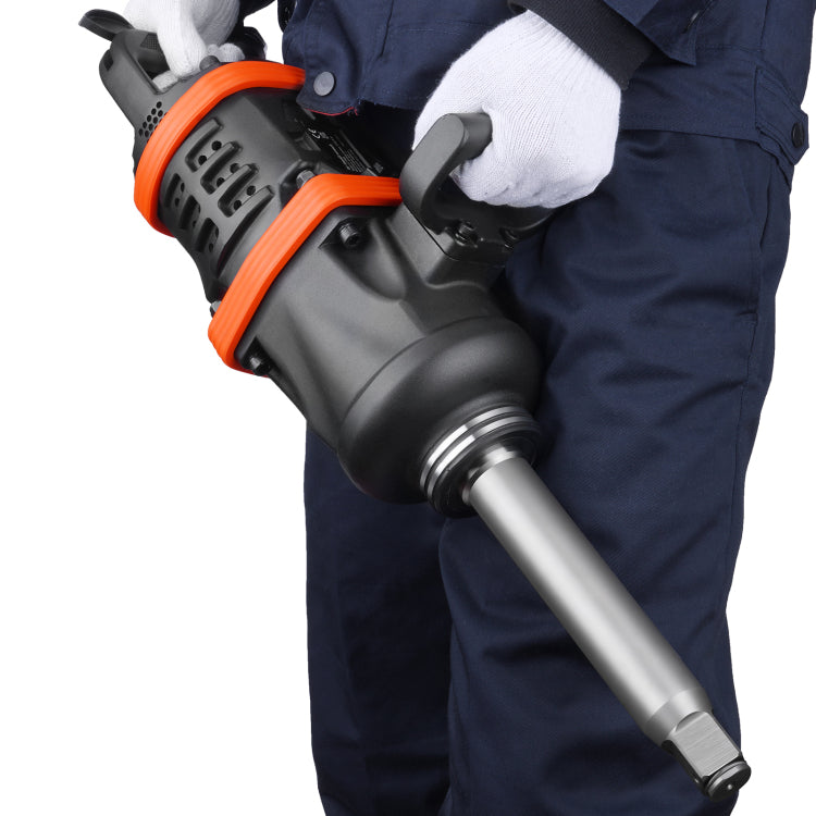 1 Inch Air Impact Wrench, Up To 5175 Ft Lbs Beast Reverse Torque Output Pneumatic Impact Gun W 8 Inch Extended Anvil For Repairs And Maintenance Of Heavy Duty Machinery Semi Truck Bus