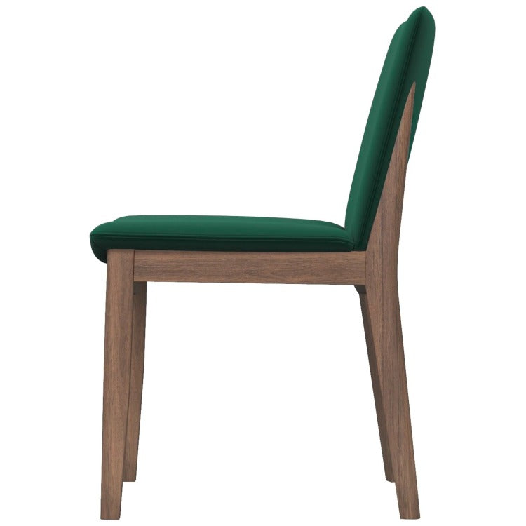Laura Mid Century Modern Solid Wood Dining Chair Set Of 2